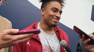 Gavin Sawchuk Interview  Oklahoma 31 BYU 24 [upl. by Cece]