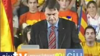 El nuevo lider independentista Artur Mas CIU arrasa en Catalunya [upl. by Westberg]