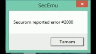 GTA IV Securom reported error 2000 çözüm [upl. by Eanahs]