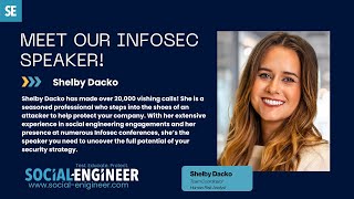 Shelby Dacko  Meet Our Infosec Speaker [upl. by Yentruocal]