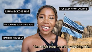 UNPOPULAR OPINIONS about BOTSWANA from a MOTSWANA [upl. by Crandale]