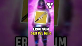 The Ergo Sum PvE God Roll to definitely grind for… thefinalshape destiny2 geekermon [upl. by Gresham]