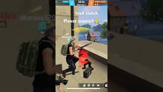 freefire 1vs4rankgamepley totalgaming make sure to subscribe [upl. by Euqinoj]