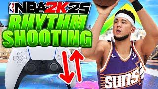 NBA 2K25 Rhythm Shooting Green Window is MASSIVE for EASY GREENS [upl. by Rustice]