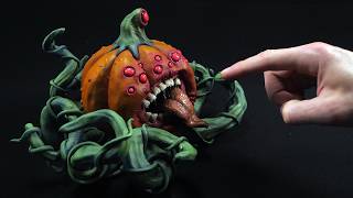 I made a creepy pumpkin [upl. by Airtemak]