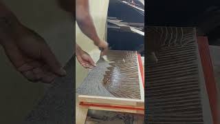 Apply rubber glue quickly woodworking wood craftsmanship [upl. by Yrreb]