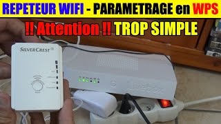 installer repeteur wifi lidl silvercrest wps avec livebox orange poser repeater [upl. by Abernon]