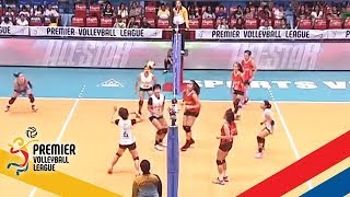 PVL AllStars Sunday  Womens Volleyball  Full Game  1st Set  October 29 2017 [upl. by Airbma723]