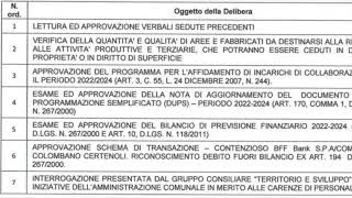 Audio Consiglio 8 Giugno 2022 San Colombano Certenoli GE [upl. by Yxor71]