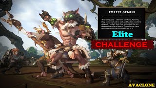 Tarisland MMO  Forest Gemini Elite  CHALLENGE MODE  Barbarian DPS POV  Melocoton shotcalling [upl. by Enytnoel]