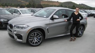 ALL  NEW BMW X6 M Donington Grey  Mugello Red Leather  Exhaust Sound Review X6M [upl. by Eusassilem58]