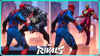 All SpiderMan Unique Interactions amp Hero Specific Eliminations Marvel Rivals [upl. by Etsirk466]