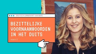 Uitlegvideo Bezittelijke voornaamwoorden in het Duits [upl. by Llevram]