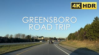 W Elmsley Dr to W Wendover Ave  Greensboro North Carolina USA  Driving Tours  Road Trip  4K HDR [upl. by Assel]