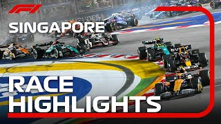 Race Highlights  2024 Singapore Grand Prix [upl. by Ynaffat]