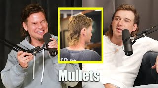 Theo Von and Morgan Wallen on Mullets [upl. by Ednargel]