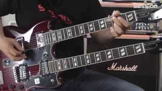 EPIPHONE Limited Edition G1275 Double Neck CH [upl. by Kcirded]