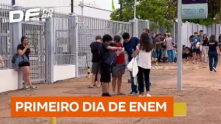 Confiança e nervosismo marcaram o primeiro dia de prova do Enem no Distrito Federal  DF no Ar [upl. by Spenser]