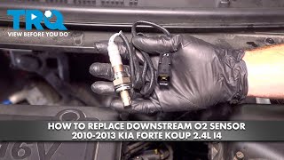 How to Replace Downstream O2 Sensor 20102013 Kia Forte Koup 24L I4 [upl. by Karlotte]