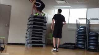 Box Jump World Record  Jordan Kilganon  69 inch box jump [upl. by Une]