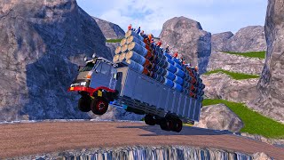 Drive old truck very carefully on dangerous roads ETS2 ets2 extreme dangerousroad [upl. by Hedwiga287]