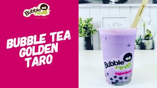 RECETTE YUMMY Le Bubble tea GOLDEN Taro by Bubble Fever [upl. by Johanna]