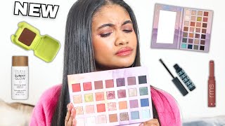 Full face of NEW makeup products ft a new eye shadow palette amp more [upl. by Morey]