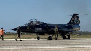 F104 Starfighter at the Aeronautica Militare 100 years air show with F104 howl [upl. by Devan584]