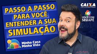 PASSO A PASSO Para Você Entender a Simulação de Financiamento Através do Minha Casa Minha Vida [upl. by Kra]