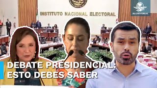 Primer Debate Presidencial ¿dónde y cuándo verlo [upl. by Eph]