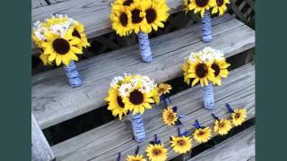 Corsage Sunflower Picture Ideas For Wedding  Corsage Sunflower Romance [upl. by Nedla124]