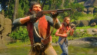 Murfree Brood vs Skinner Brothers  Red Dead Redemption 2 NPC Wars 126 [upl. by Ariuqahs]