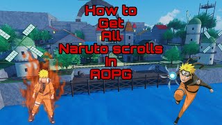 All Naruto Scroll Locations A one Piece Game [upl. by Ellenwad687]