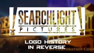 Searchlight Pictures logo history in reverse [upl. by Yc]