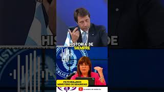 Pato Bullrich le pone los puntos a Feinmann mileipresidente Milei Presidente [upl. by Avi961]