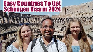 Easy Countries To Get Schengen Visa In 2024  Latest Update [upl. by Konstantin]