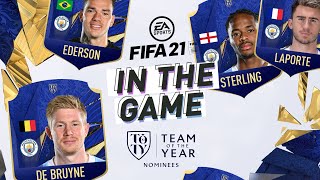 DE BRUYNE STERLING EDERSON LAPORTE IN TOTY  IN THE GAME  MAN CITY [upl. by Granniah]