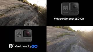 GoPro HERO8 Black HyperSmooth VS ReelSteady GO  FPV Test [upl. by Avat]