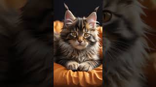 Maine Coon Kitten Cuteness Overload cuteanimals kitten [upl. by Krute]