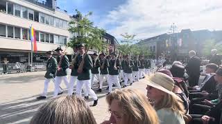 Schützenfest Willich 2024 Aufmarsch zur Parade mit dem BSMK Kleinenbroich [upl. by Serafine]