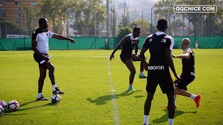 Les images de la reprise de Mario Balotelli avec le groupe niçois [upl. by Viccora]