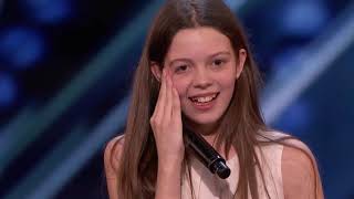 Courtney Hadwin 13YearOld Golden Buzzer Winning Performance  Americas Got Talent 2019 [upl. by Yelnek934]