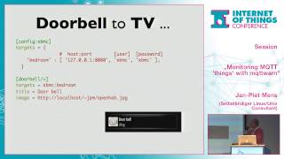 Monitoring MQTT things with mqttwarn [upl. by Dyun167]