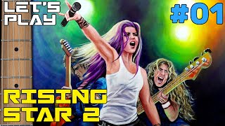 Lets Play Rising Star 2  Rock Band Simulation  01 [upl. by Nnaeirrac570]