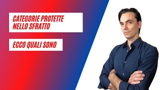 Categorie Protette nello Sfratto ecco quali sono [upl. by Adla]