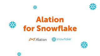 ❄️ Introducing Alation for Snowflake ❄️ [upl. by Nesiaj]