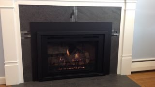 How to reface a fireplace for a gas insert [upl. by Ibbed]