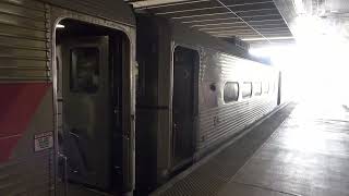 NJ Transit Arrow III Northeast Corridor Line Train at Secaucus Junction Station [upl. by Melar]