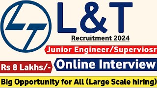 LampT Recruitment 2023  DiplomaBEBTech L and T Recruitment 2023  LampT jobs 2023  Latest Jobs [upl. by Kuebbing]