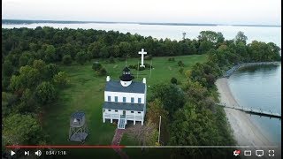 St Clements Island Maryland  Lighthouse on the Potomac River in Southern Maryland [upl. by Mossman848]